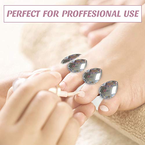 Toe Separators for Nail Polish Pedicure - 8 x Spacers, Stretchers, Spreaders,...