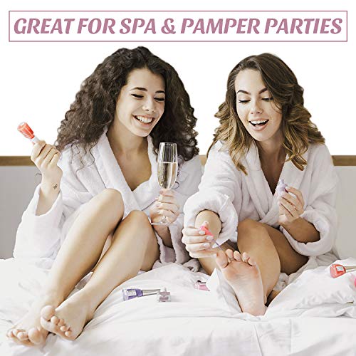 Toe Separators for Nail Polish Pedicure - 8 x Spacers, Stretchers, Spreaders,...