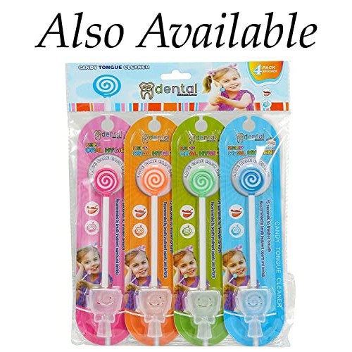 Kids Tongue Scraper or Cleaner Set – BPA-Free Plastic Dental Scrapers Helps F...