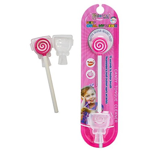 Kids Tongue Scraper or Cleaner Set – BPA-Free Plastic Dental Scrapers Helps F...