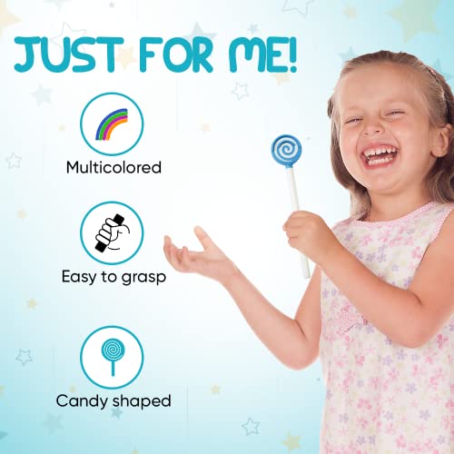 Kids Tongue Scraper or Cleaner Set – Pack of 4 BPA-Free Plastic Dental Scrape...