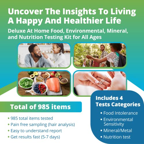 5Strands Deluxe Package 985 Items Tested, Includes 4 Tests - Food Intolerance...