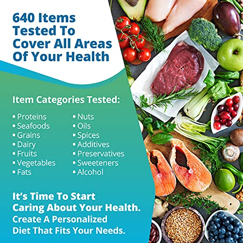 5Strands Food Intolerance Test, 640 Items Tested, Food Sensitivity at Home Te...