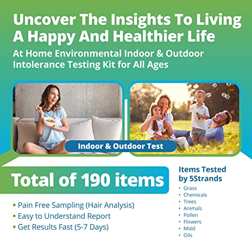 5Strands Human Environmental Intolerance Test, 190 Outdoor & Indoor Items Tes...