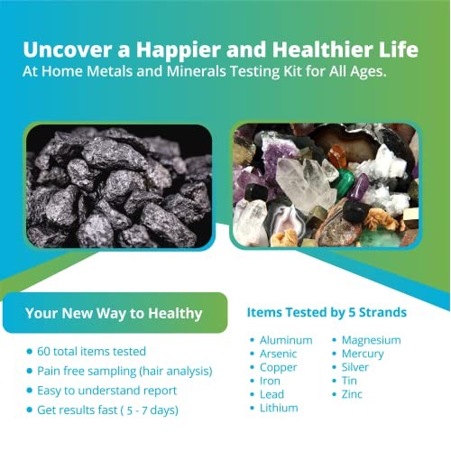 5Strands Metals & Minerals 60 Items Test, Metal & Mineral Imbalances - Arseni...