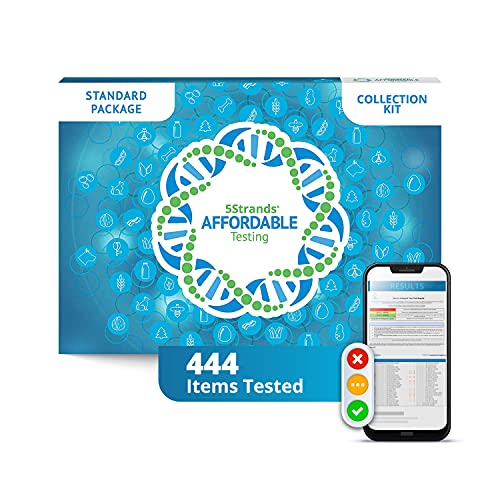 5Strands Standard Package, 444 Items Tested, Includes 3 Tests - Food Intolera...