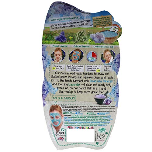 7th Heaven Dead Sea Mud Mask 3-pack Of 0.7 Ounce Face Masks, 3 Count