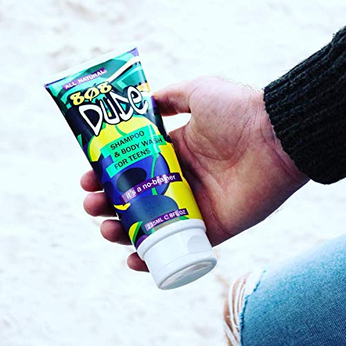 808Dude Shampoo and Body Wash for Teens, Boys and Men. Pure Organic Ingredien...