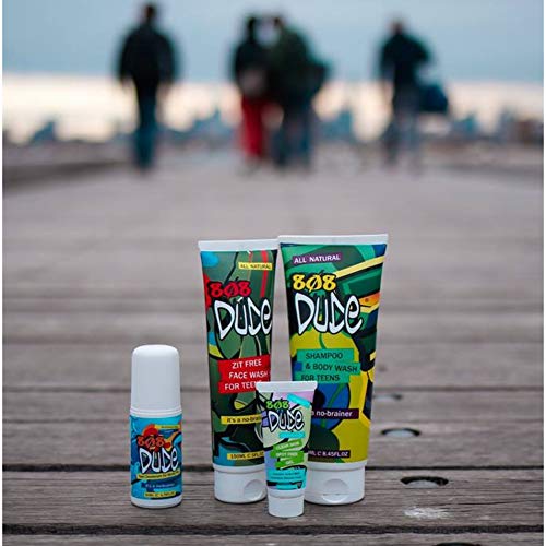 808Dude Shampoo and Body Wash for Teens, Boys and Men. Pure Organic Ingredien...