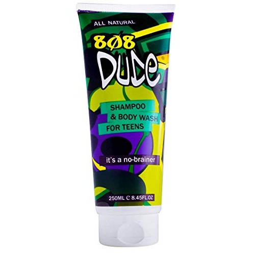 808Dude Shampoo and Body Wash for Teens, Boys and Men. Pure Organic Ingredien...