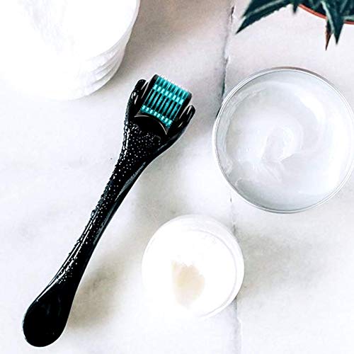 Derma Microneedle Roller Beard Growth for Men - 540 Titanium Microneedle Roll...