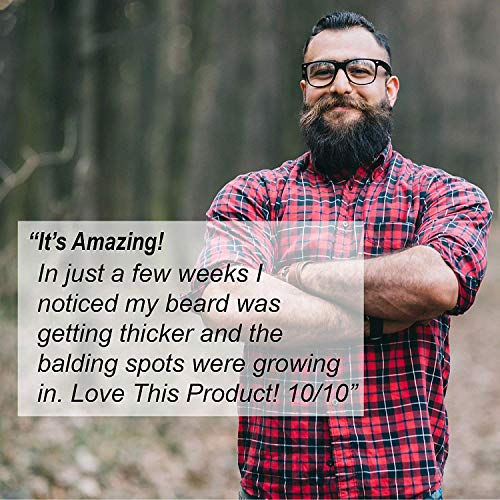 Derma Microneedle Roller Beard Growth for Men - 540 Titanium Microneedle Roll...