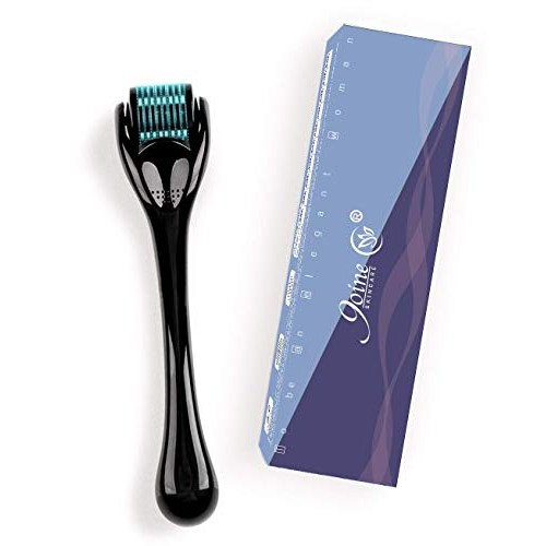 Derma Microneedle Roller Beard Growth for Men - 540 Titanium Microneedle Roll...