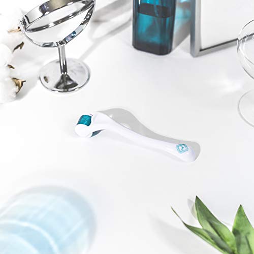 Derma Roller for Acne Scars, Hair Loss Treatment & Beard Growth - Microneedle...