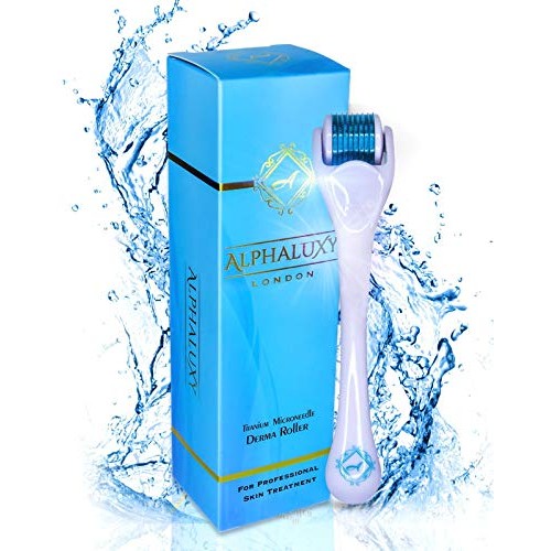 Derma Roller for Acne Scars, Hair Loss Treatment & Beard Growth - Microneedle...