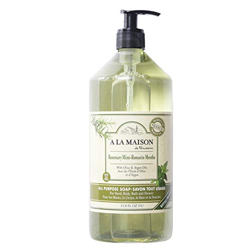 A La Maison de Provence Liquid Hand Soap | Rosemary Mint Scent | French Mille...