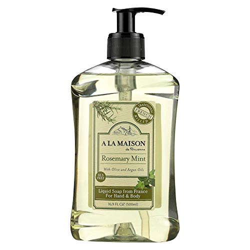 A La Maison Rosemary Mint Liquid Hand Soap | 16.9 Fl oz. Pump Bottles Moistur...