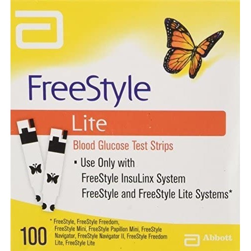 Blood Glucose Lite Test Strips 100count