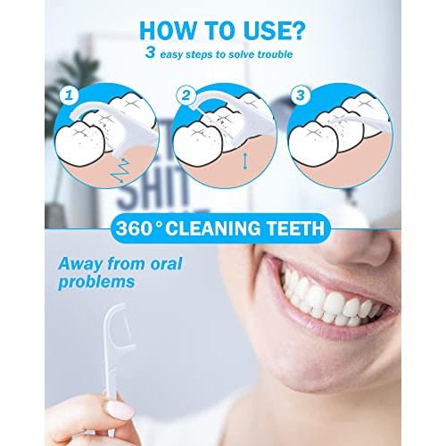 Floss Pick Dispenser, Childrens Floss，Pop-Up Automatic Holder with 88 Count ...