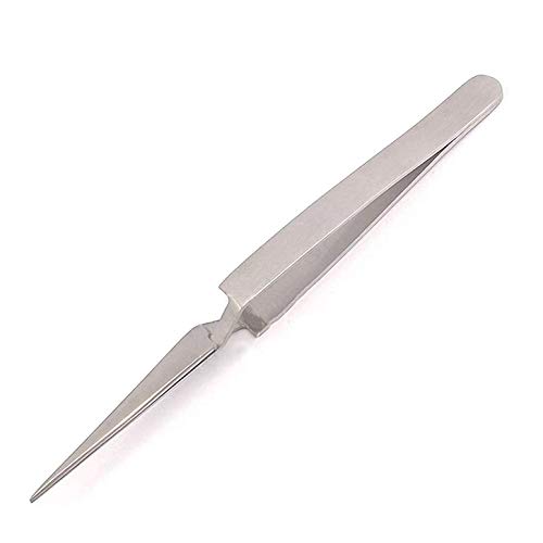 AAPROTOOLS Stainless Steel Eyelash Extension Tweezers X Type FINE Point 4.5" ...
