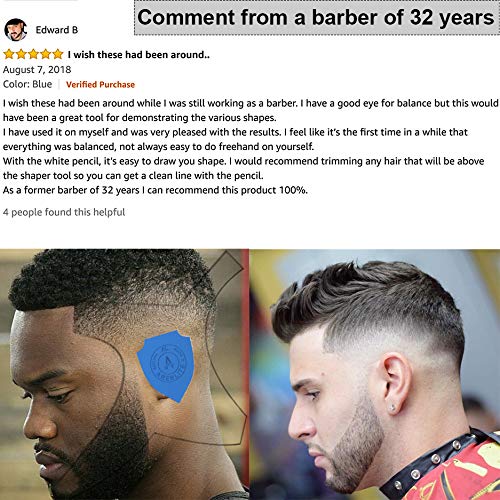 Aberlite ClearShaper - Beard Shaper Kit w/Barber Pencil - Premium Shaping Too...