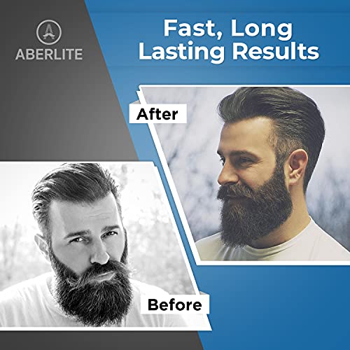 Aberlite EDC - Premium Beard Straightener Brush for Men - Professional Straig...