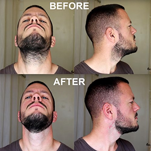 Aberlite FlexShaper - Beard Shaper Neckline Guide - Hands-Free & Flexible - T...