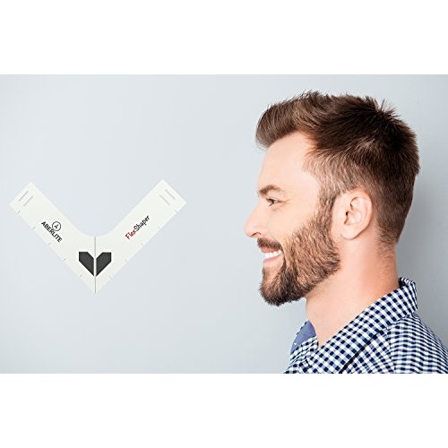 Aberlite FlexShaper - Beard Shaper Neckline Guide - Hands-Free & Flexible - T...