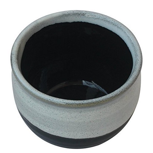 SALES/DEALS - 3x4 Inch Handmade Blue Black Pottery Ceramic Shaving Bowl for M...