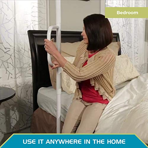 Able Life Universal Floor to Ceiling Grab Bar, Elderly Tension Mounted Floor ...