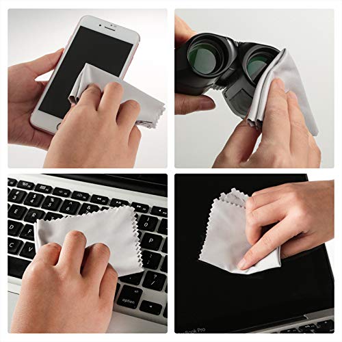 18 Pack Premium Microfiber Cleaning Cloths, Lintfree Fiber Cleaning Cloth for...