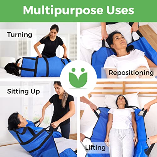 AbleUplift Patient Lifting Bed Pad – 48 x 40-inch Extra-Large Patient Lift Ai...