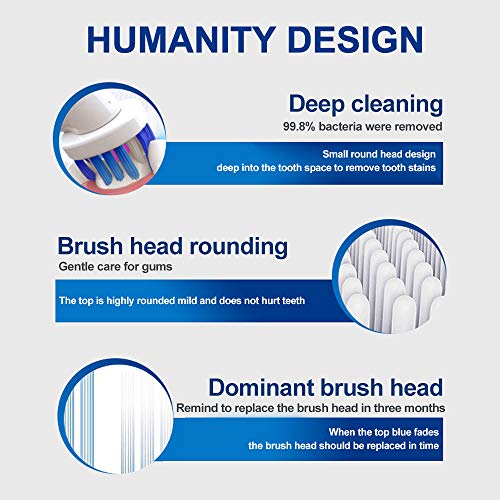 Replacement Toothbrush Heads Compatible for Oral B Braun Electric Toothbrush,...