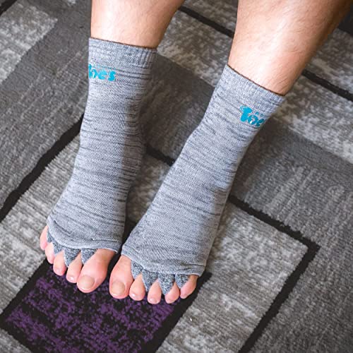 Toe Separator Socks - Bamboo Foot Alignment Socks for Women & Men - Toe Separ...