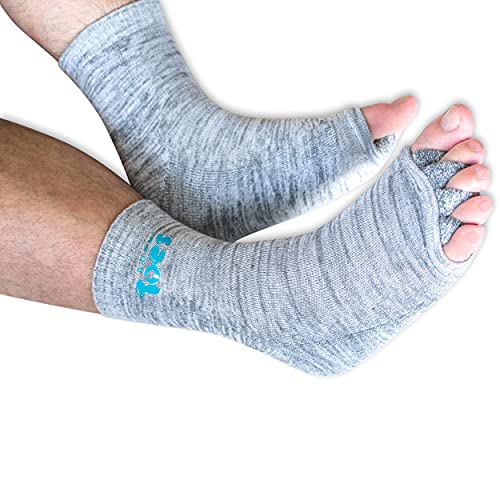Toe Separator Socks - Bamboo Foot Alignment Socks for Women & Men - Toe Separ...