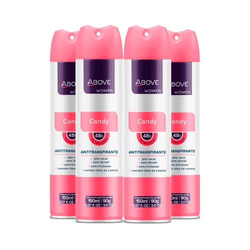 Above Spray Deodorant for Women (Candy) -48 Hour Deodorants & Antiperspirants...