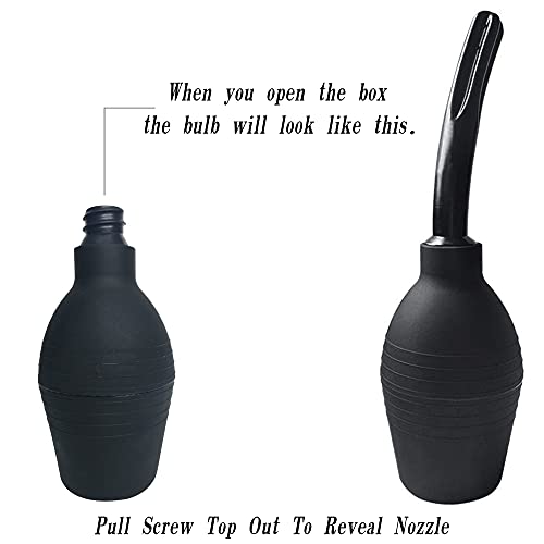 Abyclean Anal Douche Enema Bulb Vaginal Douche Enema Cleaner for Women’s or M...