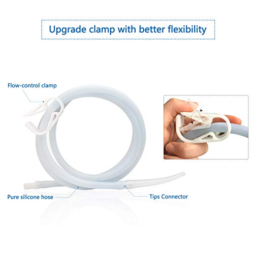 Abyclean Non-Toxic Silicone Enema Bag Kit BPA and Phthalates Free Anal Douche...