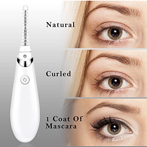 Acavado Heated Eyelash Curler, Electric Eyelash Curler Electronic Eye Lashes ...
