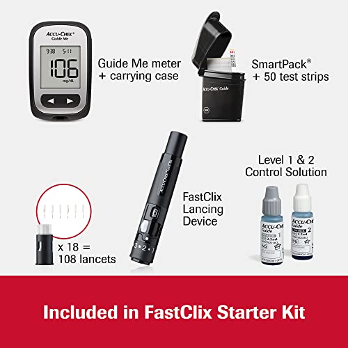 Accu-Chek FastClix Diabetes Starter Kit for Blood Glucose Testing