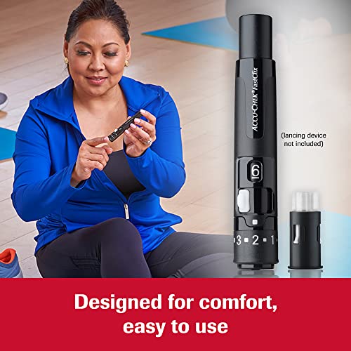 Accu-Chek FastClix Lancets for Diabetic Blood Glucose Testing (Pack of 102)
