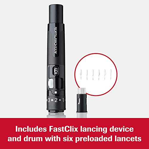 Accu-Chek FastClix Lancing Device for Diabetic Blood Glucose Testing