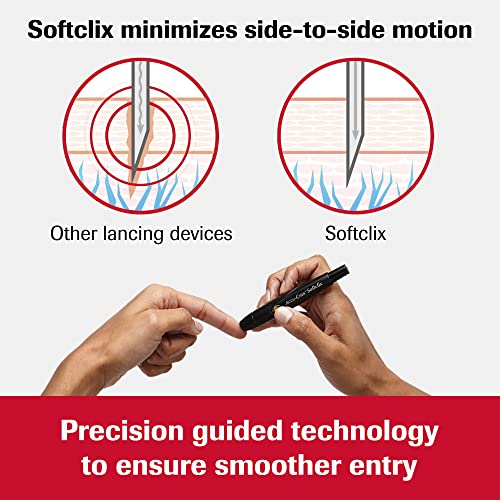Accu-Chek Softclix Lancing Device for Diabetic Blood Glucose Testing (Include...