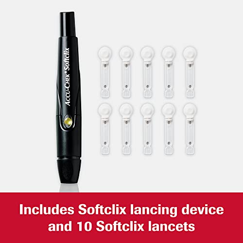 Accu-Chek Softclix Lancing Device for Diabetic Blood Glucose Testing (Include...