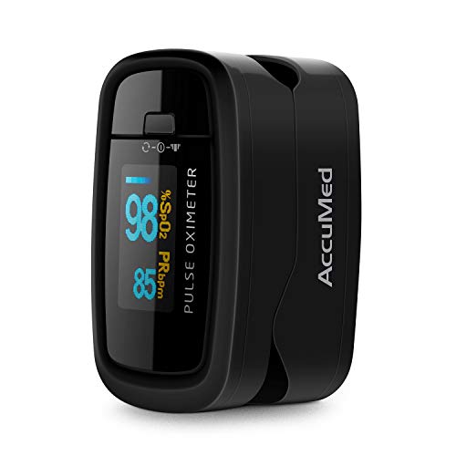 AccuMed CMS-50D1 Fingertip Pulse Oximeter Blood Oxygen Sensor SpO2 for Sports...
