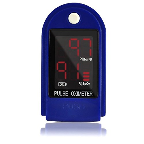 AccuMed CMS-50DL Fingertip Pulse Oximeter Blood Oxygen SpO2 Sports and Aviati...