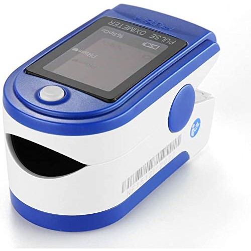 AccuMed Fingertip Pulse Oximeter, Sp02 Finger Blood Pulse Oxygen Monitor, w/C...