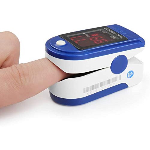 AccuMed Fingertip Pulse Oximeter, Sp02 Finger Blood Pulse Oxygen Monitor, w/C...