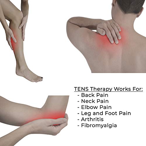 AccuRelief TENS Unit Muscle Stimulater Pain Relief System - Electric Muscle S...