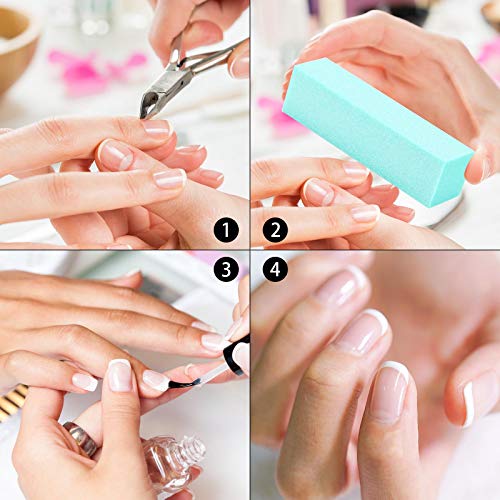20 Pack Nail Buffers Blocks Sanding Buffing Nail Files Pedicure Manicure Tool...
